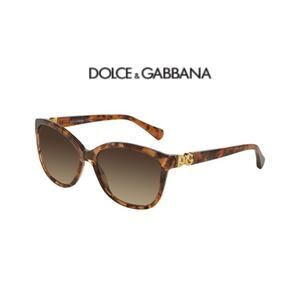 Dolce & Gabbana Brown Cat-Eye Sunglasses